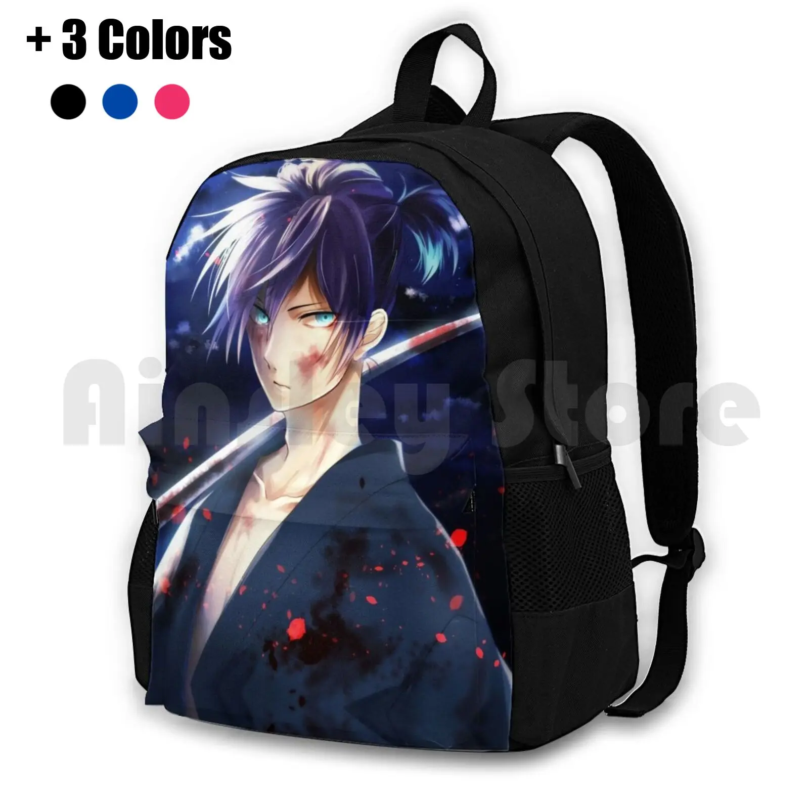 

Noragami Outdoor Hiking Backpack Riding Climbing Sports Bag Anime Noragami Yato Illustration Hiyori Wallpaper