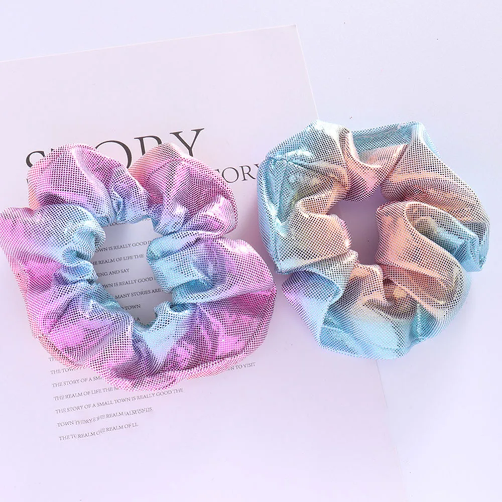 1 шт. цветные аксессуары для волос женщин/девочек эластичные ремешки с градиентом