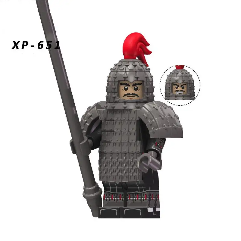 

10Pcs Military Soldiers Chinese Qing Dynasty Warriors Minifigures