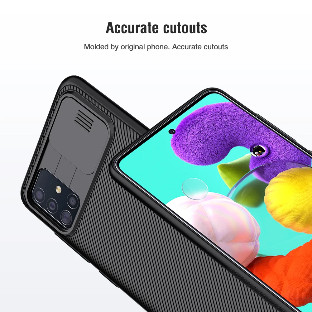 for Samsung A51 Case Nillkin CamShield Slide Camera Protection Cover for Samsung Galaxy A71 M51 A42 A52 A72 5G Cases