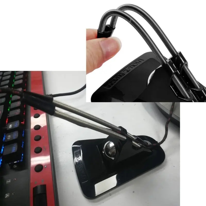 

Mouse Cable Holder Mouse Bungee Cord Clip Wire Line Organizer Holder Wire Fixer