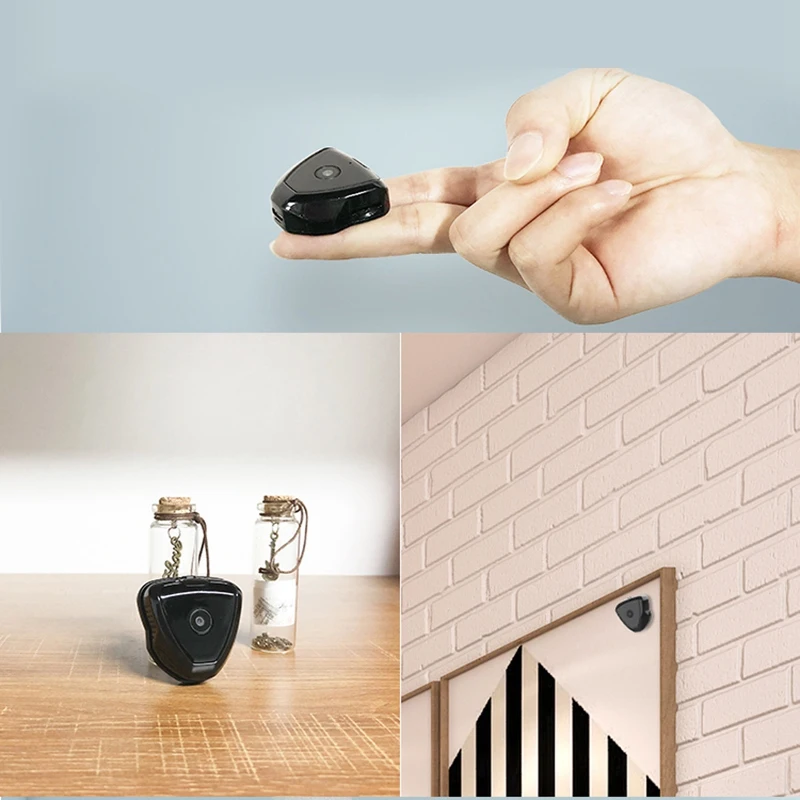 RISE-S6 Mini Camera Wifi Ip With Motion Sensor 720P Hd Night-Vision For Iphone Android Video Security Magnetic | Электроника