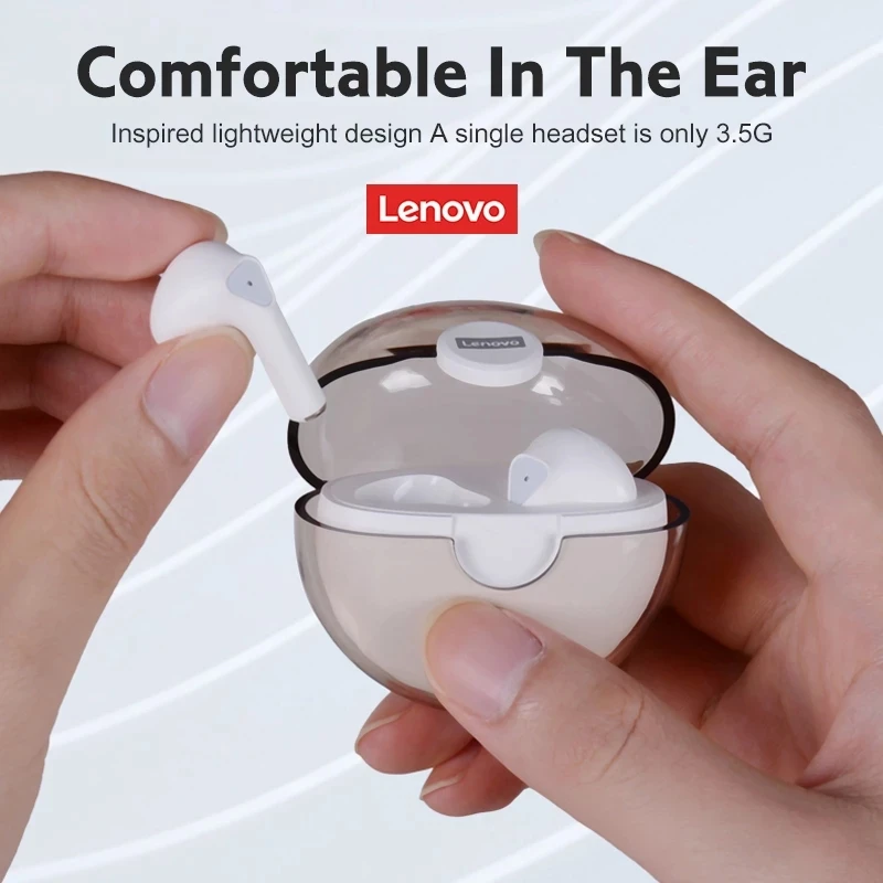 TWS стереонаушники Lenovo LP80 с поддержкой Bluetooth и сенсорным управлением|Наушники