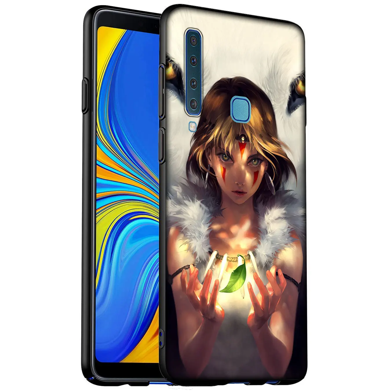 Мягкий силиконовый чехол принцессы Mononoke для Samsung Galaxy A6 A7 A8 A9 2018 A3 A5 2016 2017 Note 9 8 10 Plus |