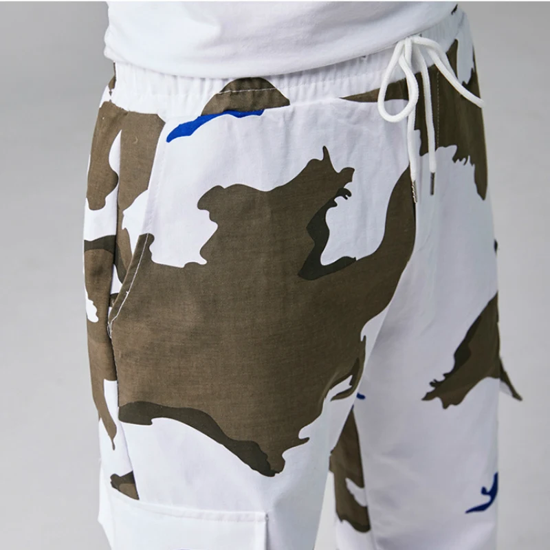 Мужская Уличная одежда длиной до бедер мужские камуфляжные брюки для бега