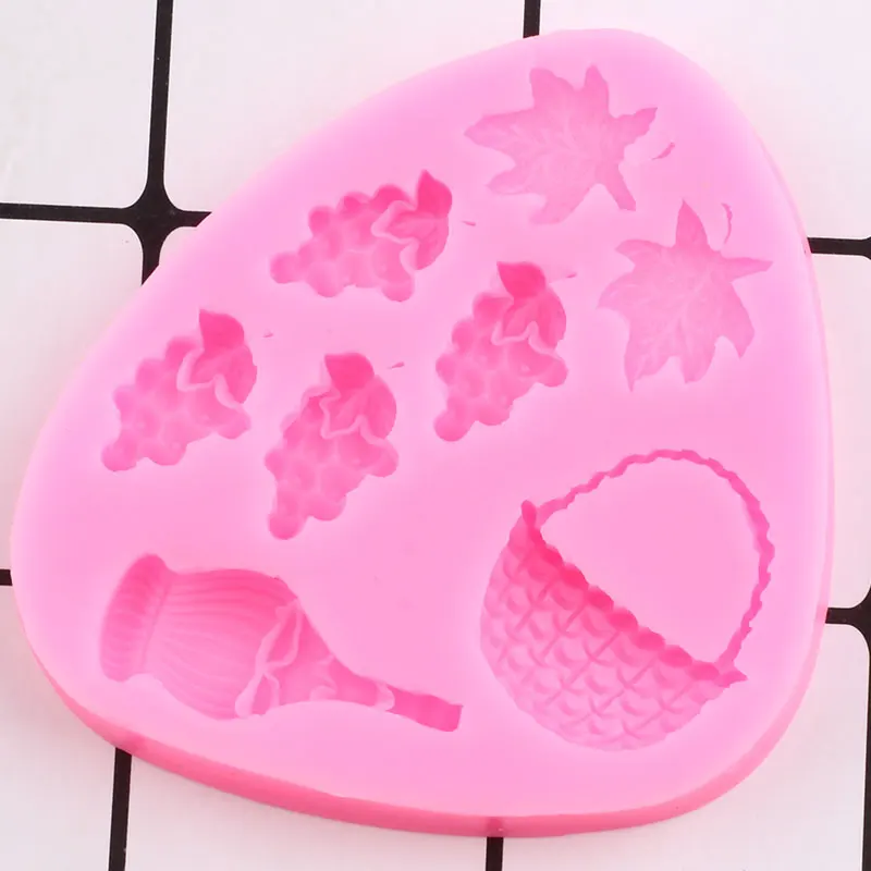 Силиконовые формы с листьями винограда сделай сам праздничная бутылка вина