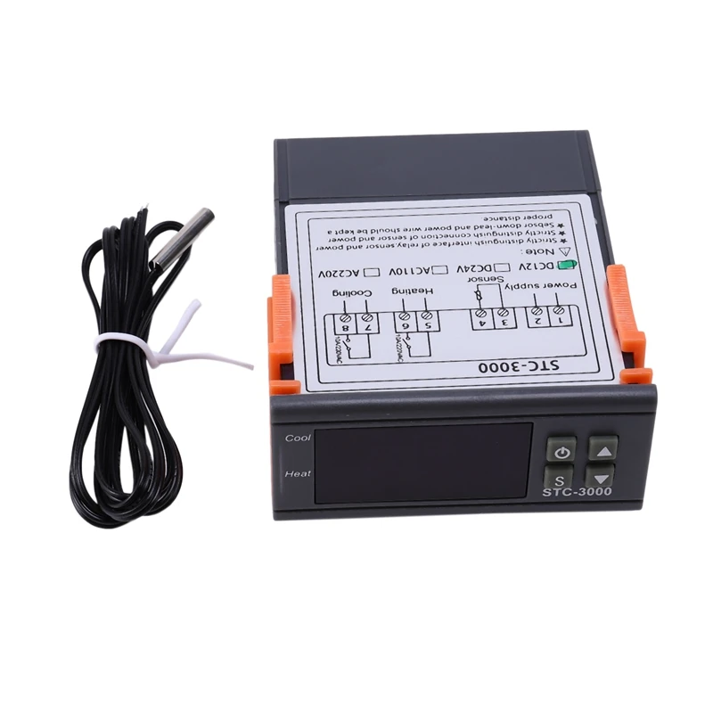 Stc 3000 12V Led Цифровой Температура Управление Термостат нагревательные