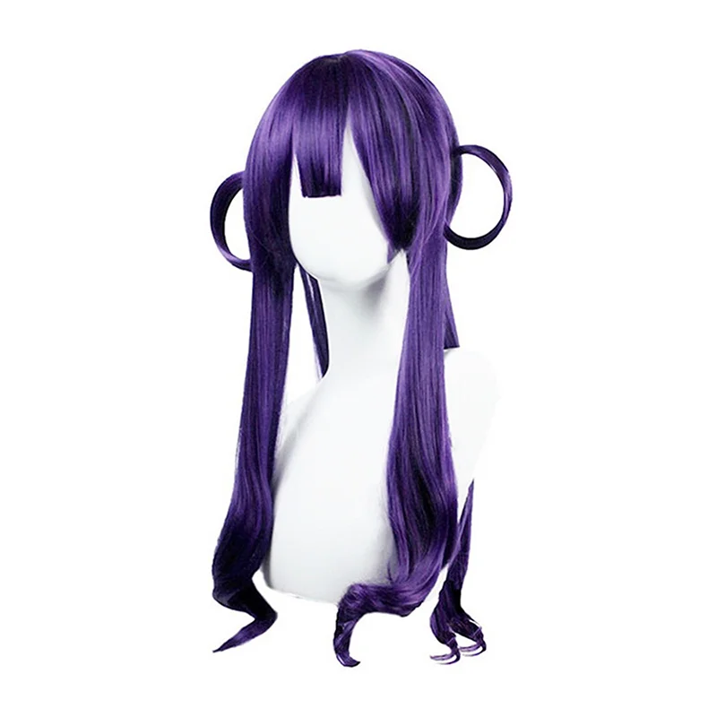 

Jibaku Shounen Hanako-kun Akane Aoi 65cm Long Grape Purple Styled Cosplay Heat Resistant Synthetic Hair Wigs + Wig Cap