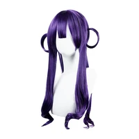 jibaku shounen hanako kun akane aoi 65cm long grape purple styled cosplay heat resistant synthetic hair wigs wig cap