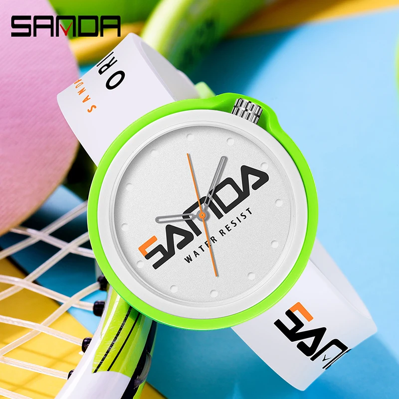 

Часы наручные SANDA Мужские кварцевые, популярные брендовые креативные модные повседневные водонепроницаемые спортивные для студентов с сил...