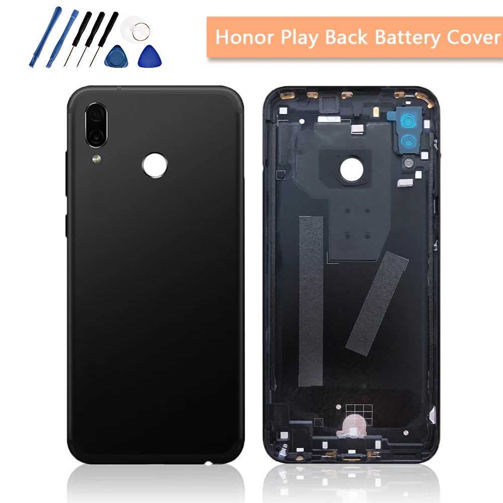 Качественная задняя крышка Замена для Huawei Honor Play Задняя батареи дверь корпус