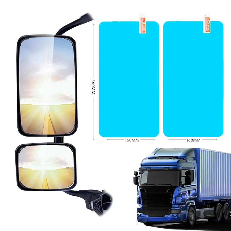 

2pcs Car Side Rearview Mirror Waterproof Anti-Fog Film Side Window Glass Film