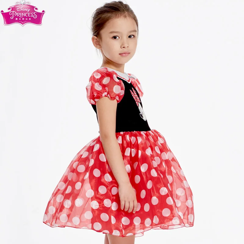 

Disney Girl Summer Dress Mickey Minnie Princess Dress little girl clothes mickey mouse clothes women kids clothes girls