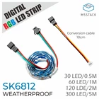 M5Stack официальный цифровой RGB светодиодный всепогодный полосы SK6812 программируемый гибкая лента Водонепроницаемый RGB светодиодный освещение украшения