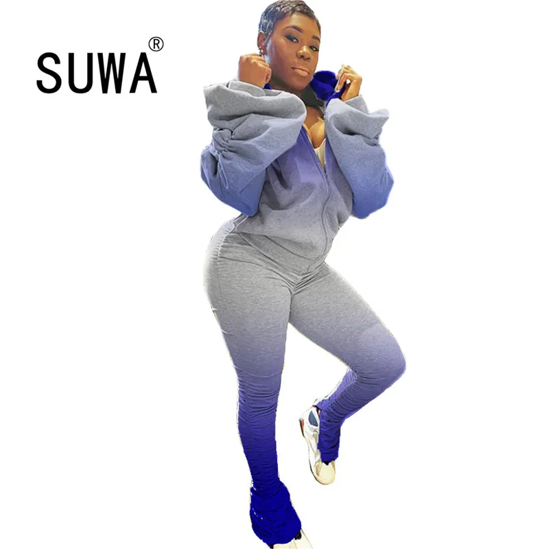 

Sexy Club Outfits For Women Matching Sets Back Hollow Out Fashion Sweatshirt Top Skinny Pants Trousers Wholesale Clothing