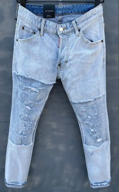 

54 plus size for women classic,Authentic DSQUARED2,Retro,Italian brand ,Women/Men Jeans,locomotive,Jogging jeans,DSQ023