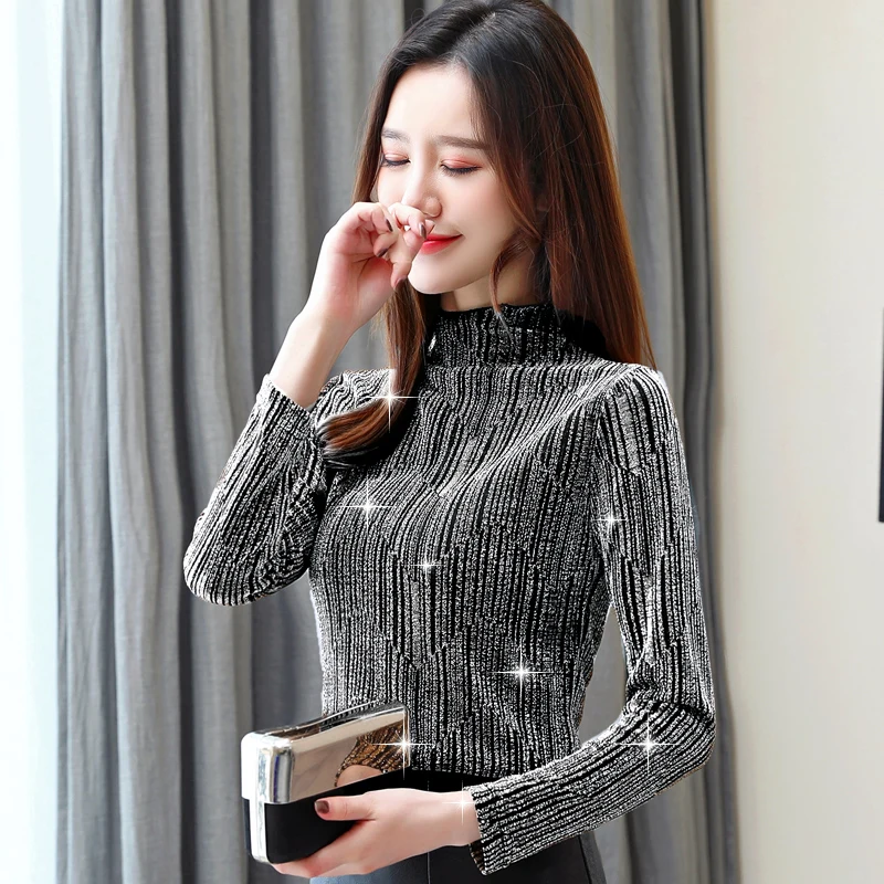 Fv8620 2019 Новинка Осень-зима женские модные повседневные красивые Топы корейские