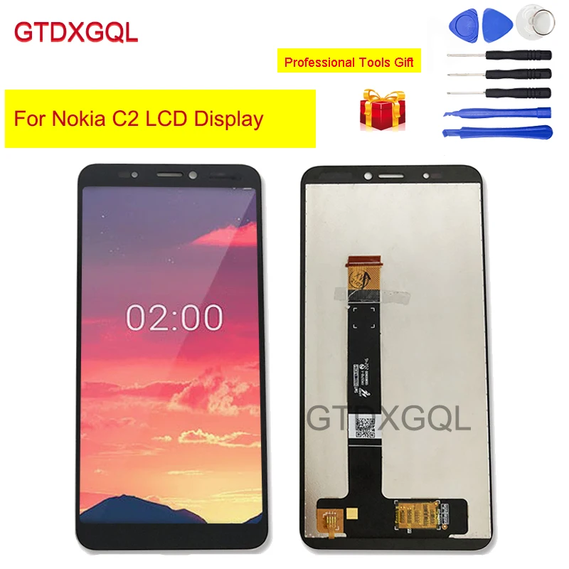 

5.7 " NEW For Nokia C2 LCD Display Touch Screen Digitizer Assembly Sensor Lcds Replacement