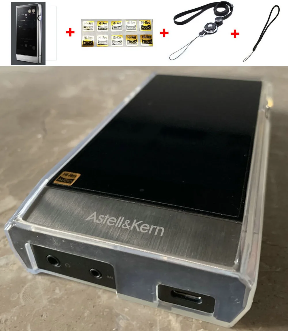 Soft TPU Protective Skin Case Cover For Iriver Astell&Kern SP1000+AMP With Front Screen Protector Tempered Glass | Мобильные