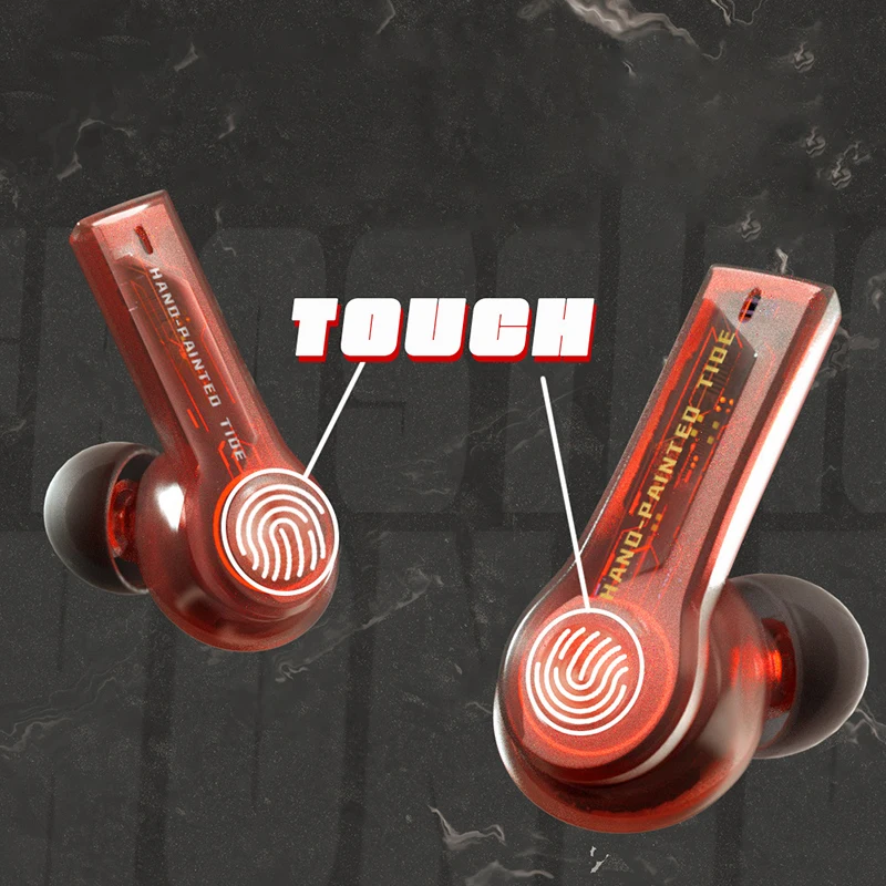 

TS-200 TWS Wireless Bluetooth 5.0 Earphone with Mic Charging Box Sport Earbuds