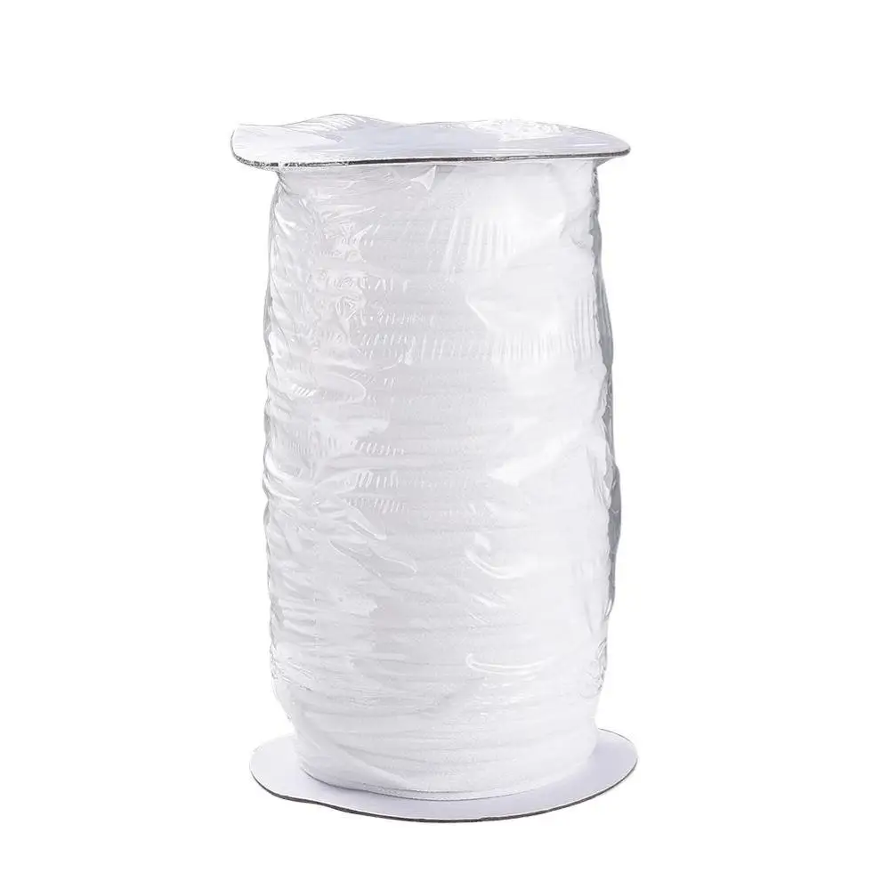 

300yards/roll 2mm Round Polyester&Spandex Elastic Band Cord for Mouth Cover Ear Loop DIY Masks Material String Thread