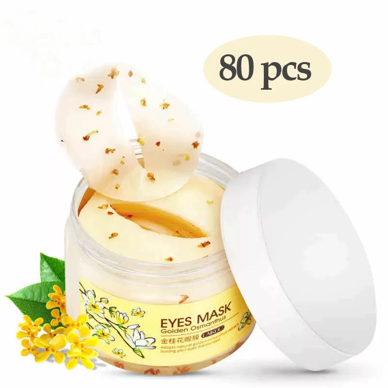 Patches Under The Eyes Mask Ageless Collagen Anti Aging Against Wrinkles Dark Circles Bags Pads Hydrogel Sleeping Patch 80PCS MQ | Красота и