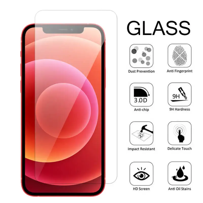 

3Pcs Full Cover For Apple iphone 12 Pro Max Protective Glass For iphone 12 Pro Max Screen Protector For aiphone 12 Pro Max Glass