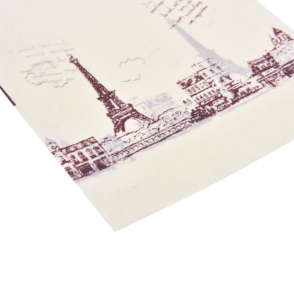 

100pcs/lot Vintage Yellow Eiffel Tower Packaging Bags Plastic Shopping Bags With Handle 9*15cm Gift Bag Wholesale