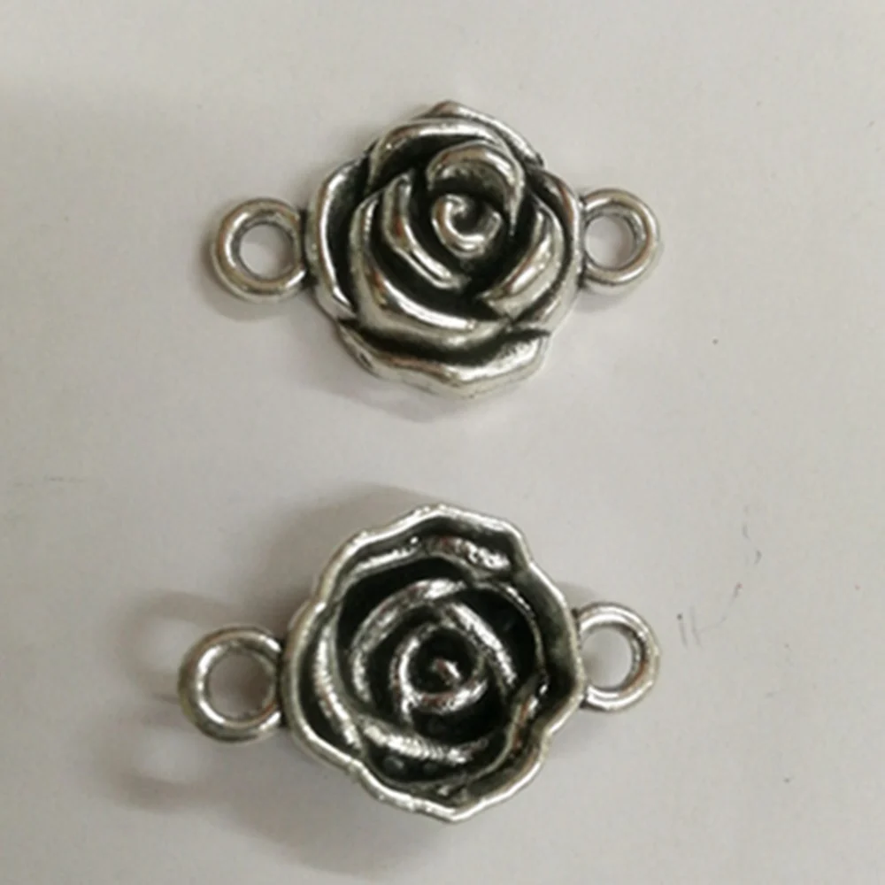 

Jewelry Findings Components Flower Connector 25x17mm 5pcs