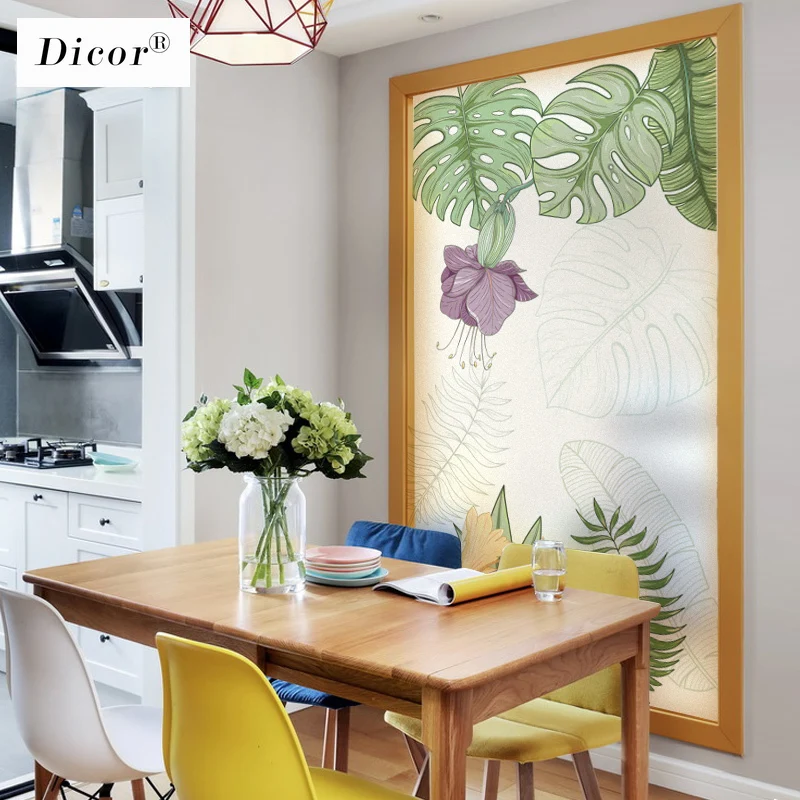 DICOR воспоминание листьев Искусство домашний декор конфиденциальность