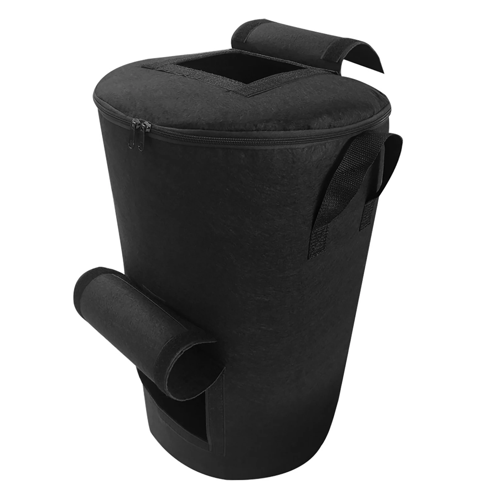 

Durable Garden Yard Compost Bag Non-Woven Fabric Organic Compost Bag Garden Fertilizer Bag Large Capacity Grow Bag