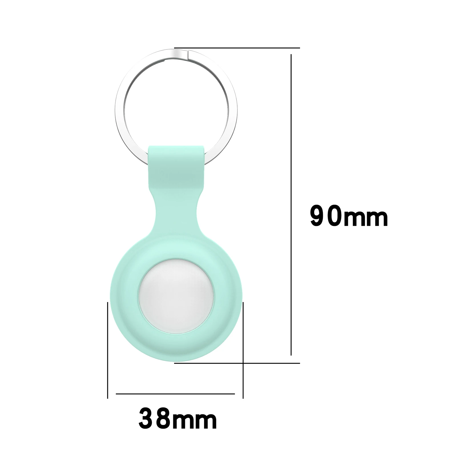 

For Apple Airtags Liquid Silicone Protective Sleeve For Apple Locator Tracker Anti-lost Device Keychain Protective Sleeve New