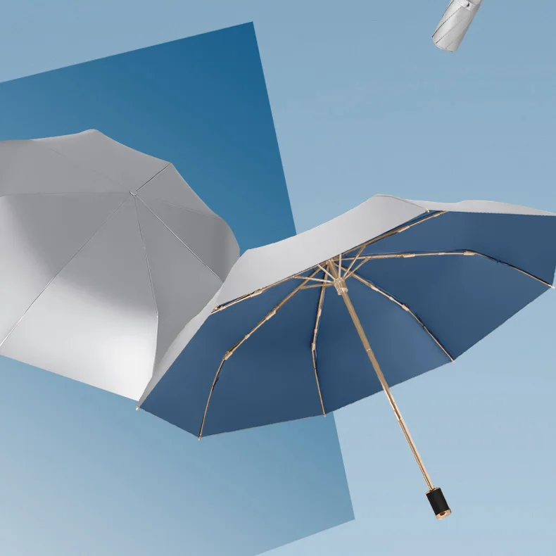 Offerte Ombrello Da Spiaggia Pieghevole Sole Pioggia Donna Parasole Ombrello Uv Giapponese Protezione Antivento Paraguas Plegable Prodotti Per La Casa DE50YS