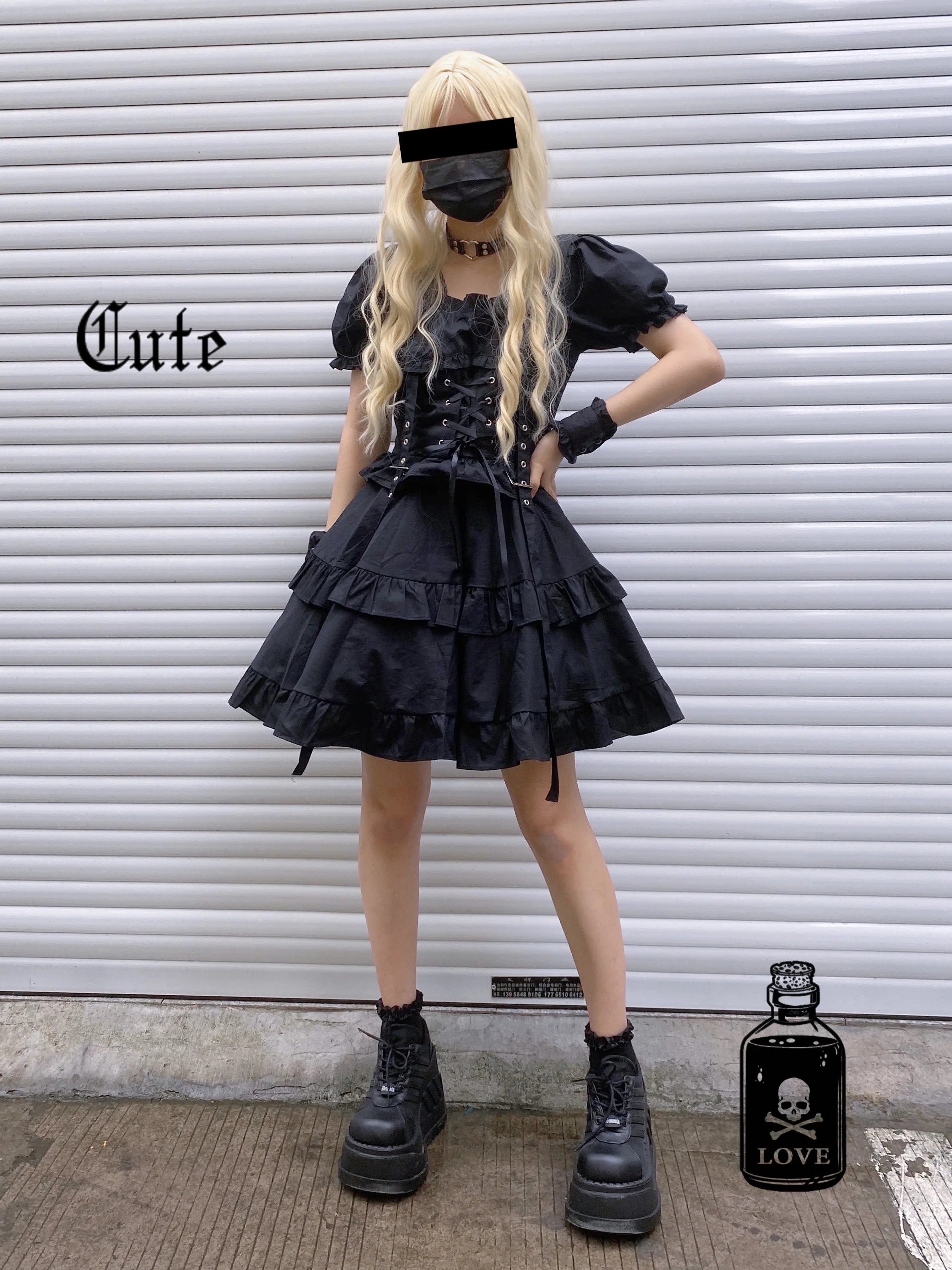 Летнее мягкое платье в японском стиле Харадзюку для девочек винтажное пушистое с