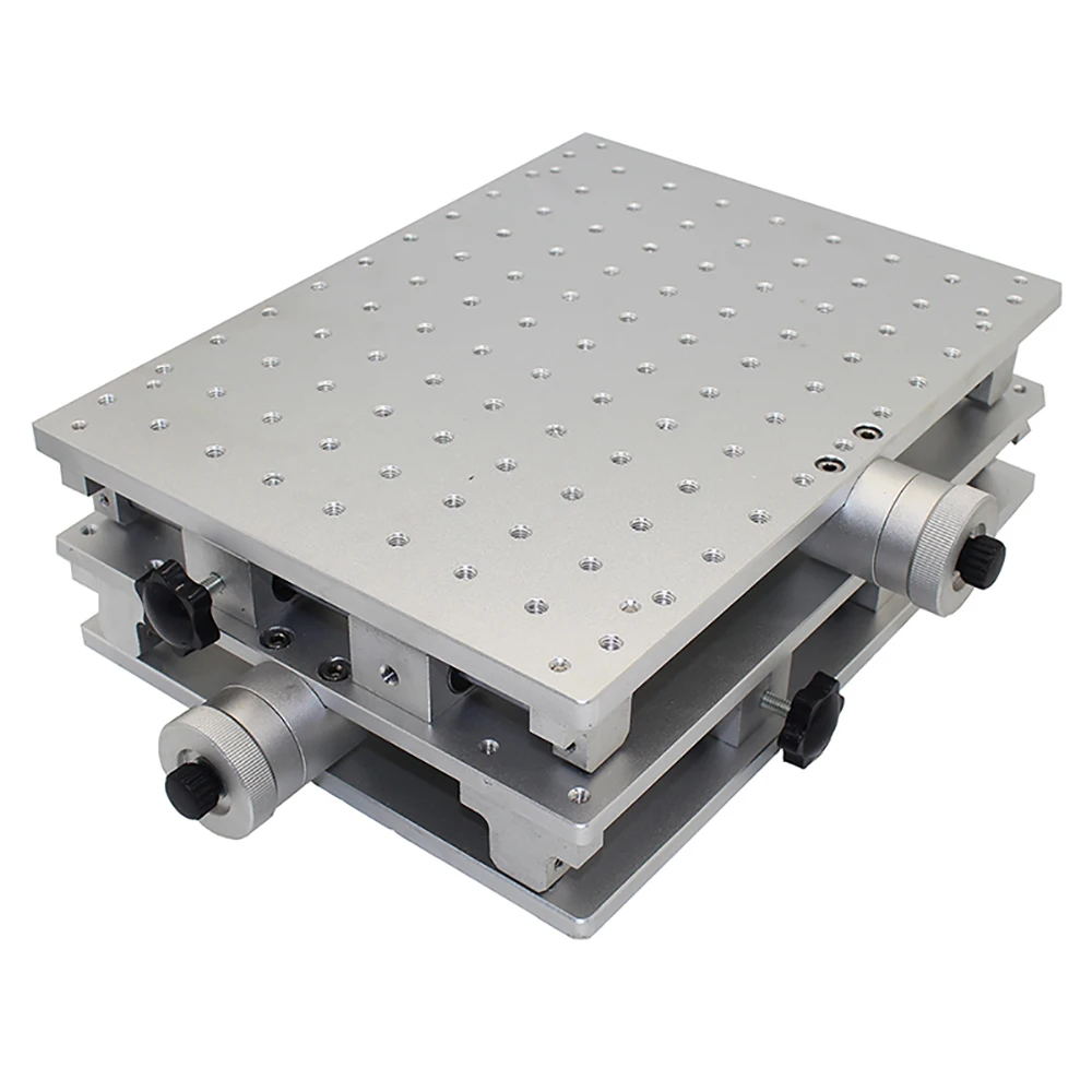 

2 Axis Moving Table Portable Cabinet Case Welding XY Table For Laser Marking Engraving Machine Optical Experiment 300x220x90MM