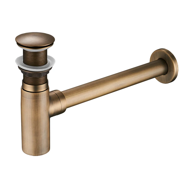 Роскошный сифон для ванной комнаты с твердым масляным покрытием бронзовый