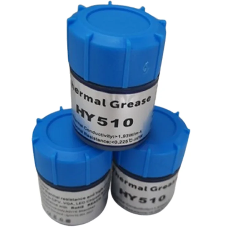 Серая силиконовая термопаста HY510 Теплопроводящая смазка для радиатора