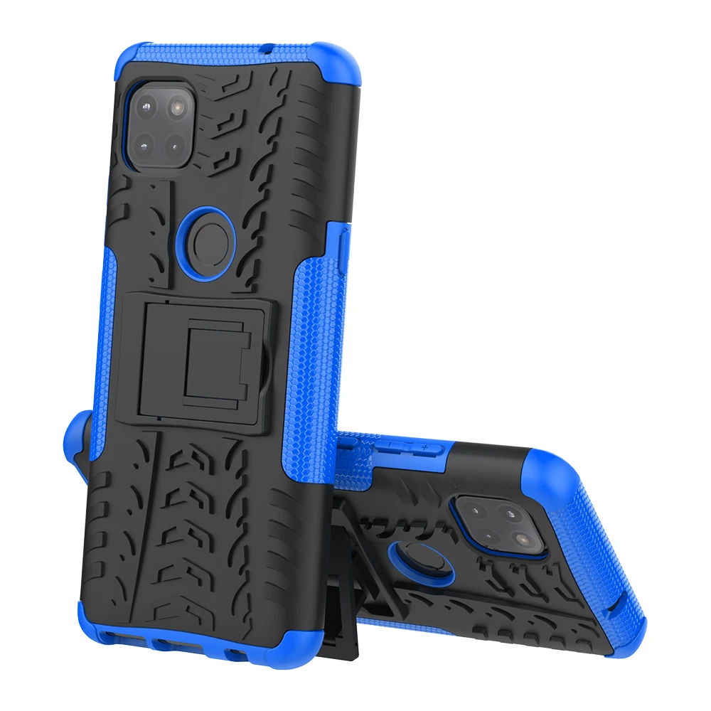 

For Motorola G 5G E7 2020 Case MOTO G9 Power Play Rubber Anti-Knock Hybrid Phone Cover For Moto G9 Plus