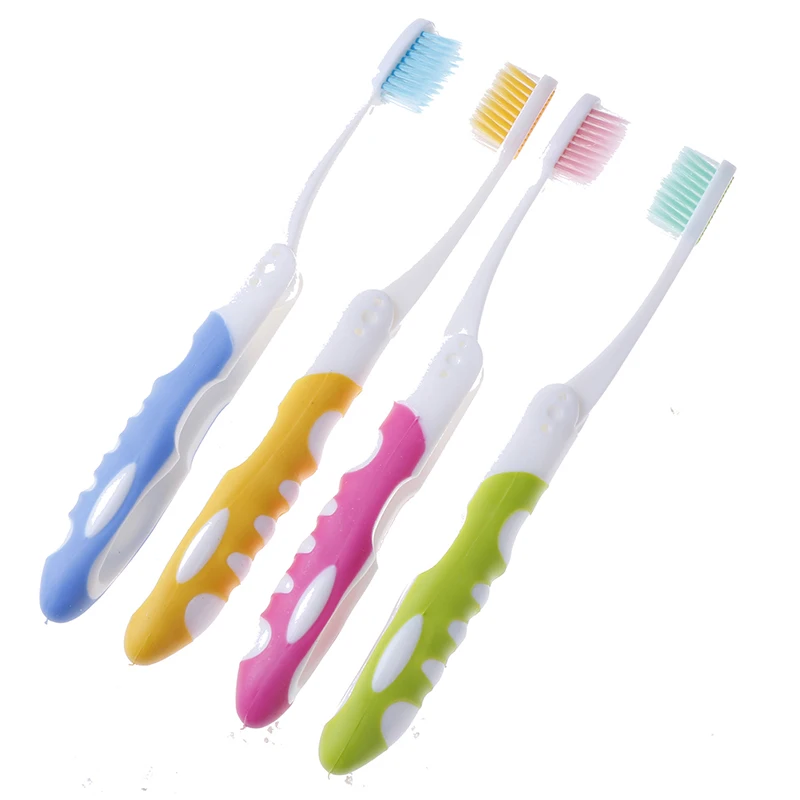 

2PCS Portable Folding Toothbrush With Soft Bristle Travelling Toothbrush For Travel Outdoor Camping Business Trip