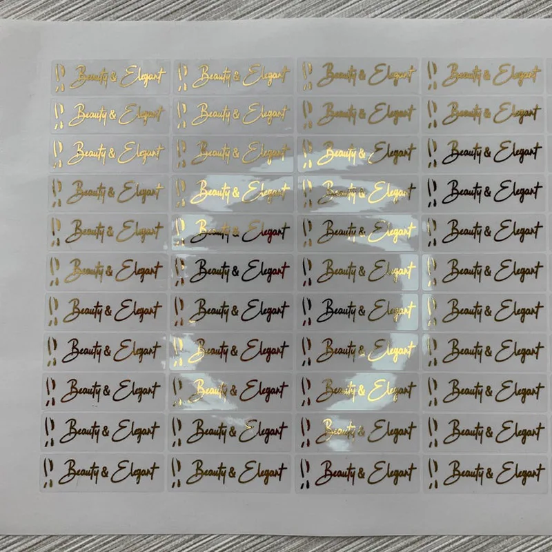 Цветные наклейки с логотипом на заказ прозрачные этикетки для ресниц из фольги.