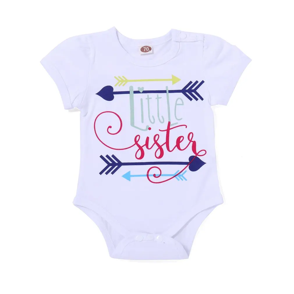 Удобные детские комбинезоны с короткими рукавами рисунком стрелы для