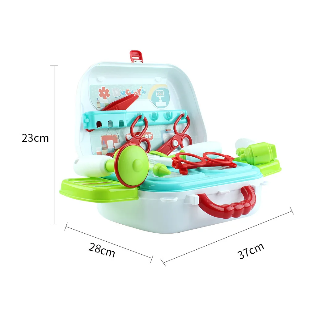 15 шт. детский медицинский чемодан на одно плечо|Наборы доктора| |