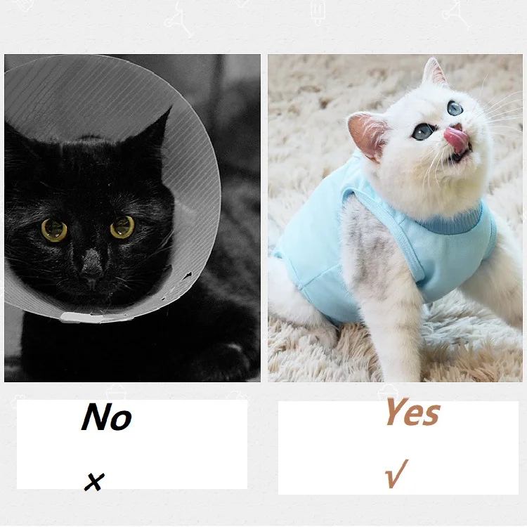 Костюм для восстановления кошек и собак противоскользящая одежда стерилизации