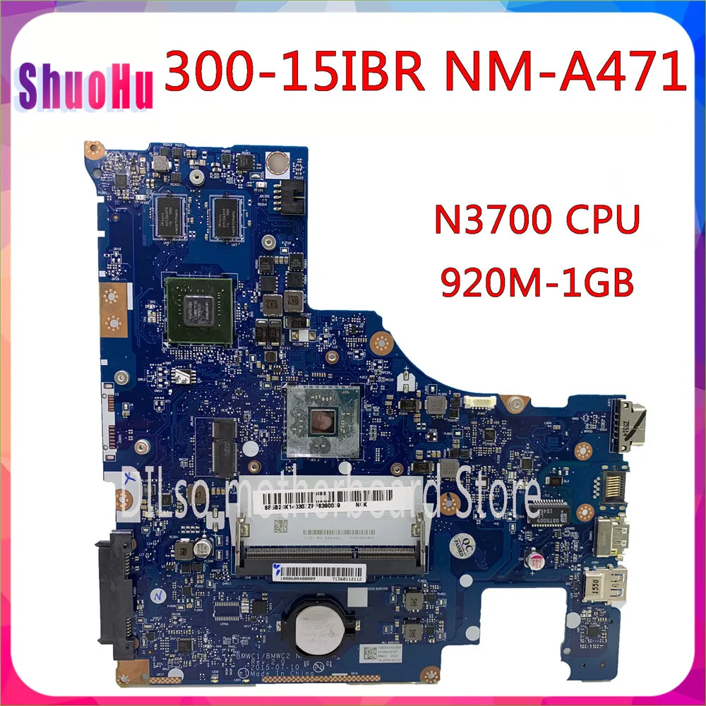 

Материнская плата KEFU 300-15IBR для ноутбука LENOVO 300-15IBR, материнская плата BMWC1/BMWC2 стандартная N3700 ЦП 920M 1G DDR3 HM76