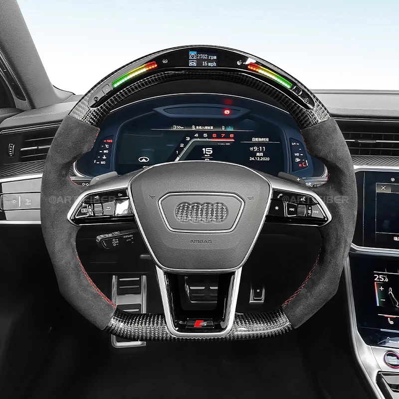 Дисплей гоночного автомобиля из 100% натурального углеродного волокна