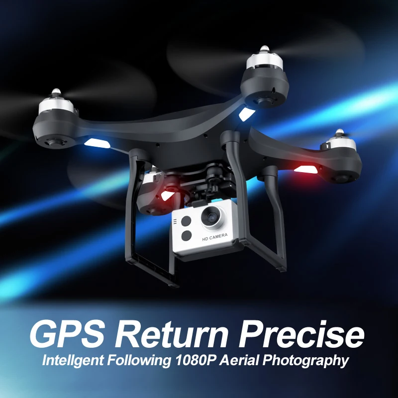 S2 Профессиональный широкоугольный Дрон для камеры 1080p HD gps WiFi FPV щетка Пропеллер для мотора длинная батарея воздушный Дрон на ру Квадрокоптер