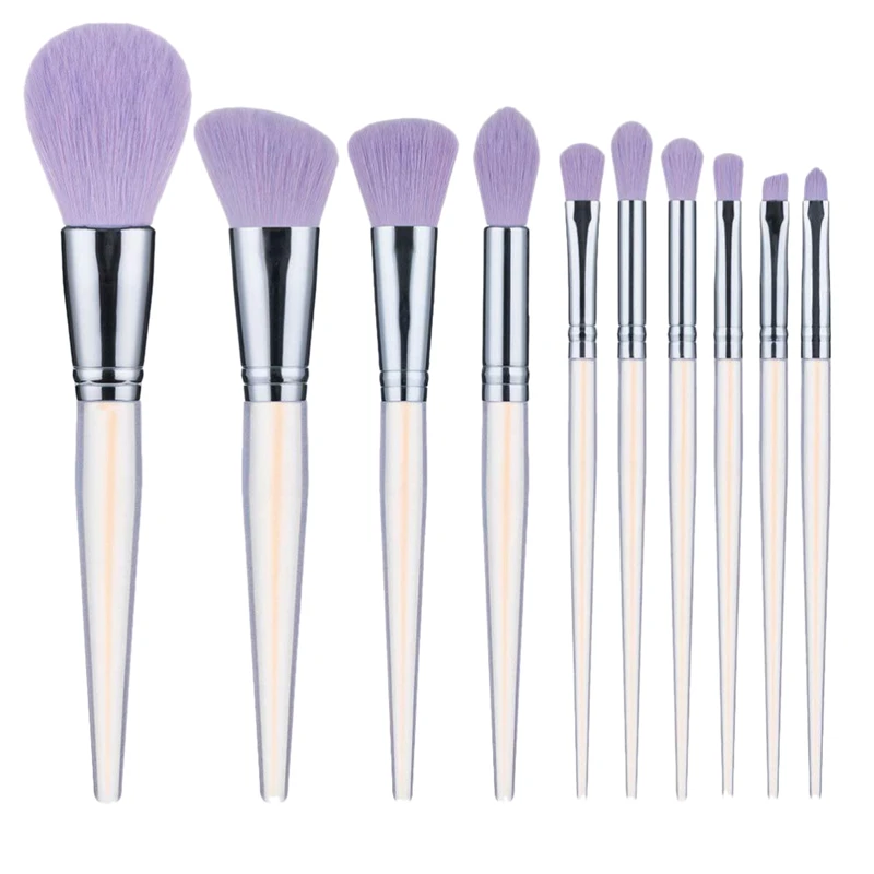 

10Pcs Makeup Brush Eye Face Makeup Brush Artificial Fiber Cosmetic Brush