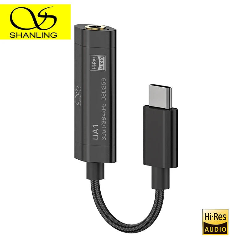 SHANLING UA1 высокого разрешения ES9218P чип ЦАП AMP кабели адаптеров PCM 32/384 и DSD256 для Android