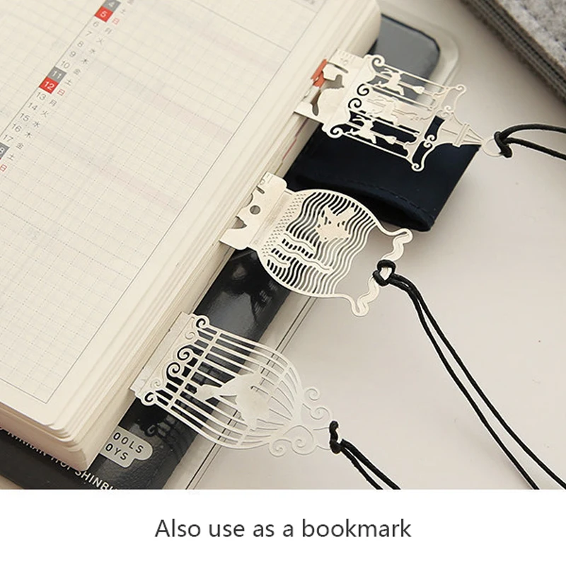 

4 PCS/LOT Metal rulers multi-function Journaling stencils Bookmarks Creative stationary school Diary&journal supplies