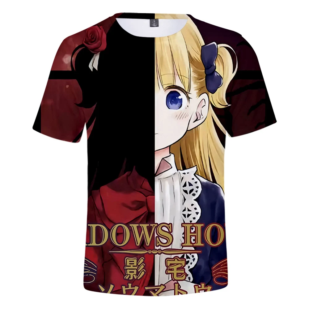 

Kids Tshirt SHADOWS HOUSE 3D Tshirt Summer Preppy Style Men/Women Street Clothes T-shirt Lovely Kawaii Retro Innovation Tops